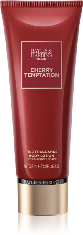 Baylis & Harding The Edit Cherry Temptation loțiune parfumată pentru corp pentru femei Cherry, Jasmin & Sandalwood 236 ml