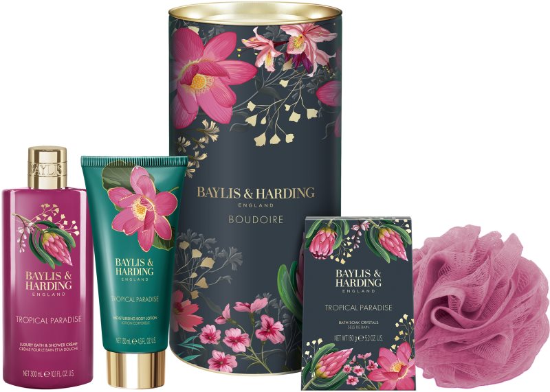 Baylis & Harding Boudoire Tropical Paradise set cadou cutie de metal
