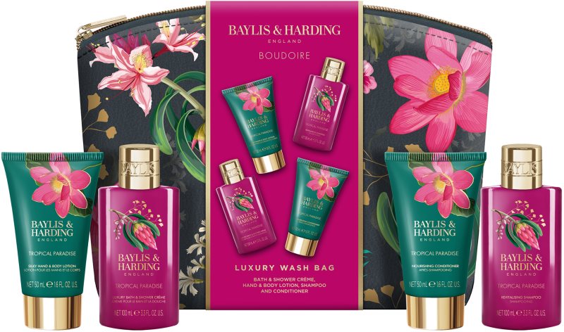 Baylis & Harding Boudoire Tropical Paradise set cadou geanta de cosmetice