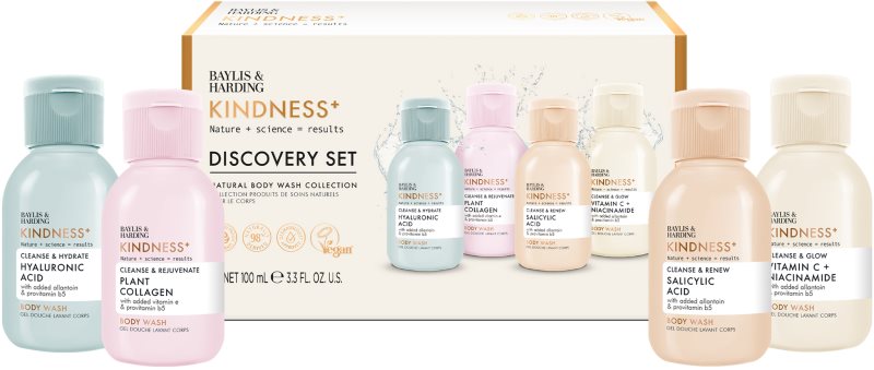 Baylis & Harding Kindness+ Discovery Set set cadou in dus