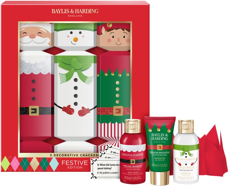 Baylis & Harding Festive Edition Decorative Crackers set cadou