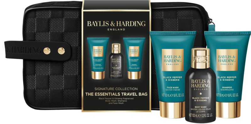 Baylis & Harding Black Pepper & Ginseng set cadou pentru călătorii