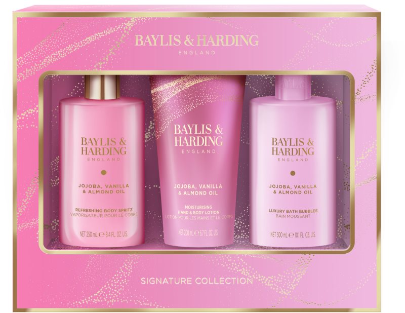 Baylis & Harding Jojoba, Vanilla & Almond Oil set cadou pentru femei cu ulei de migdale