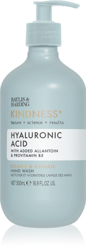 Baylis & Harding Kindness+ Hyaluronic Acid Săpun lichid pentru mâini cu efect de hidratare parfum Pear & Neroli 500 ml