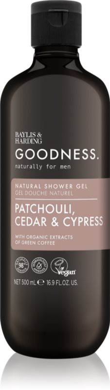 Baylis & Harding Goodness Patchouli, Cedar & Cypress Gel de duș pentru bărbați 500 ml