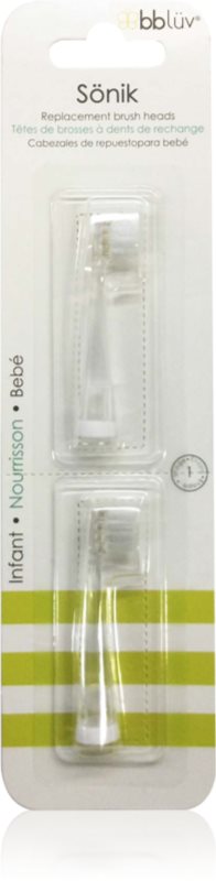 BBLÜV Sönik capete de schimb pentru periuta de dinti Infant 0-18m 2 buc