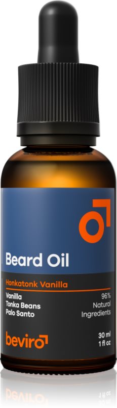 Beviro Honkatonk Vanilla Beard Oil ulei pentru barba 30 ml