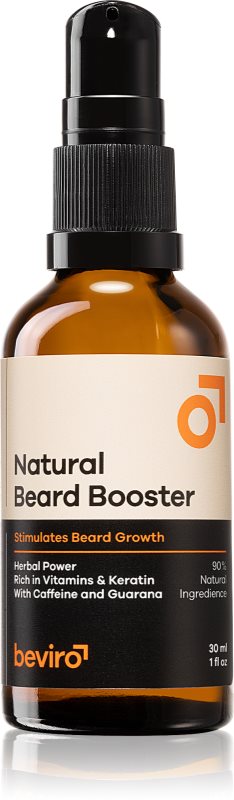 Beviro Natural Beard Booster tratament pentru stimularea creșterii bărbii 30 ml
