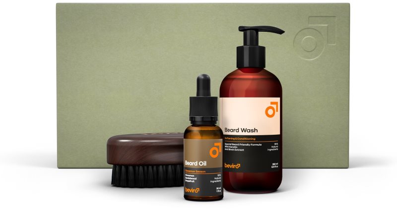 Beviro Cinnamon Season Beard Care Kit set cadou pentru barbă