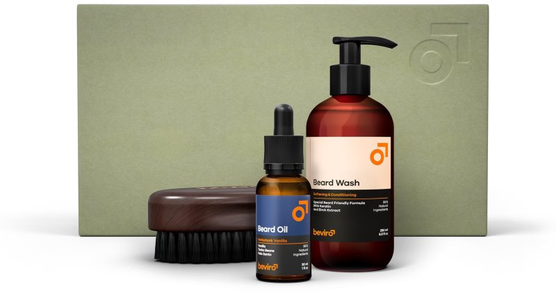 Beviro Honkatonk Vanilla Beard Care Kit set cadou pentru barbă