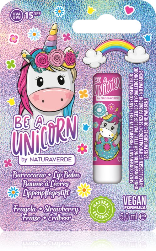 Be a Unicorn Naturaverde Lip Balm balsam de buze pentru copii 1 buc