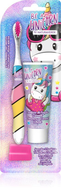 Be a Unicorn Oral Care Set set pentru îngrijirea dentară pentru copii