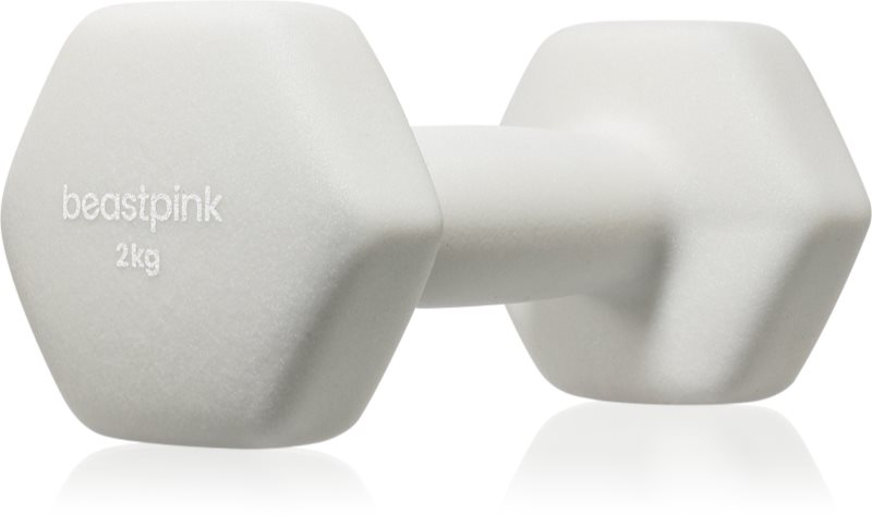 BeastPink Hex ganteră pentru o singură mână 2 kg
