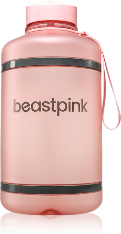 BeastPink Hyper Hydrator sticlă pentru apă cu pai