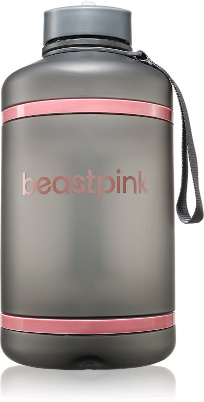 BeastPink Hyper Hydrator sticlă pentru apă cu pai culoare Grey 1 buc