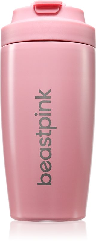 BeastPink Thermo Mug cană termoizolantă cu pai