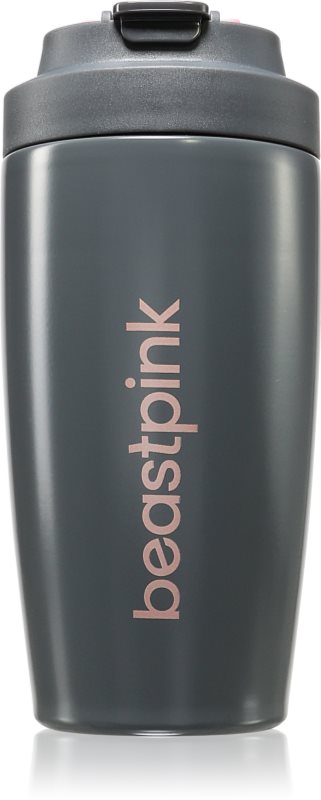 BeastPink Thermo Mug cană termoizolantă cu pai