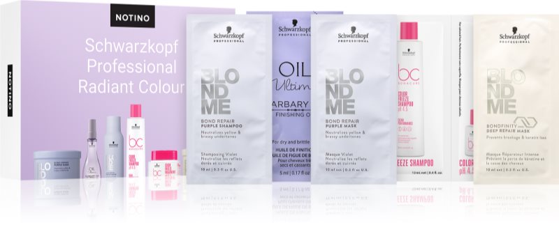 Beauty Discovery Box Notino Schwarzkopf Radiant Colour set pentru femei 1 buc