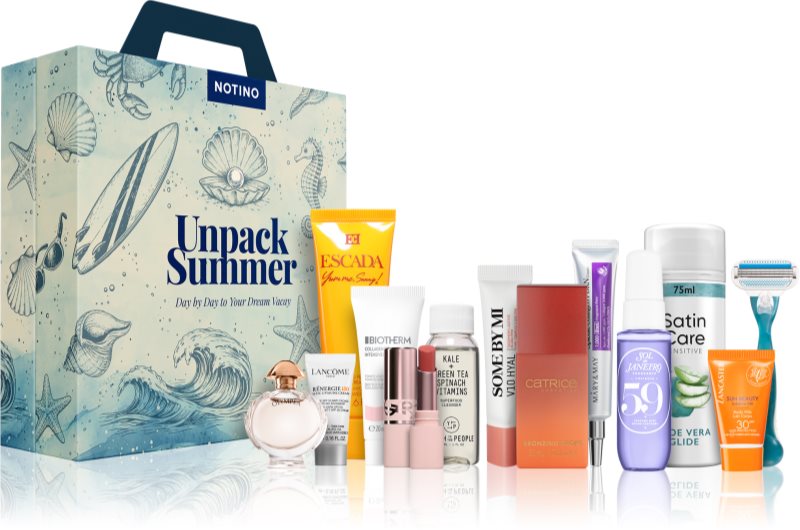 Beauty Summer Calendar 2026 – Unpack Summer set cadou pentru călătorii pentru femei