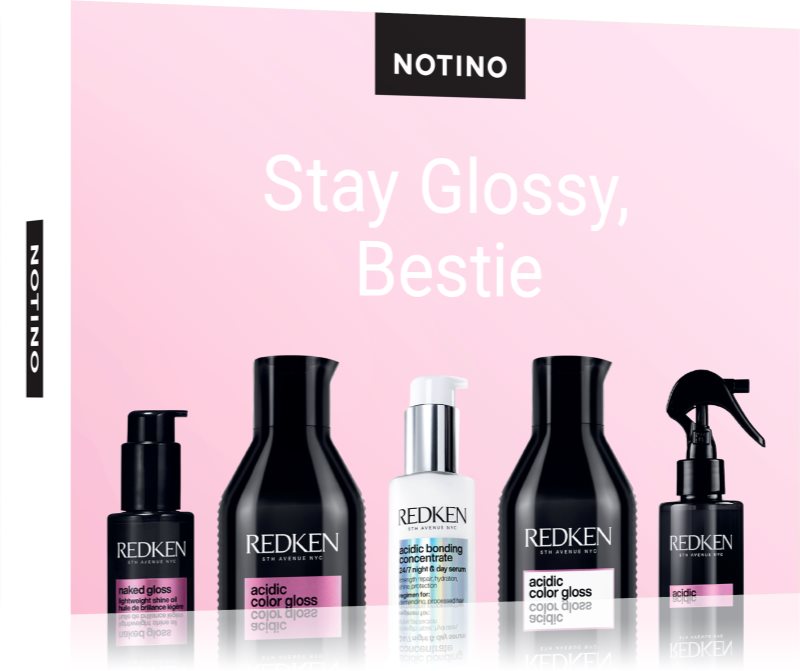 Beauty Discovery Box Notino Stay Glossy, Bestie (Redken) set pentru toate tipurile de par