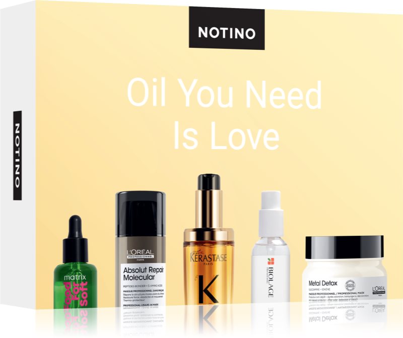 Beauty Discovery Box Notino Oil You Need Is Love set pentru toate tipurile de par