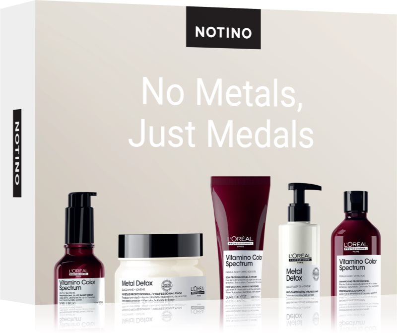 Beauty Discovery Box Notino No Metals, Just Medals set pentru toate tipurile de par