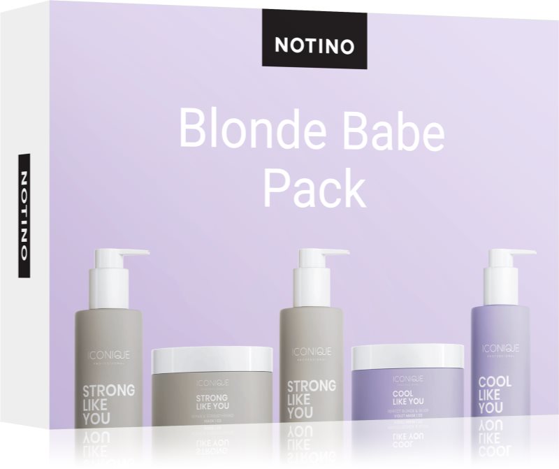 Beauty Discovery Box Notino Blonde Babe Pack (ICONIQUE Professional) set pentru femei