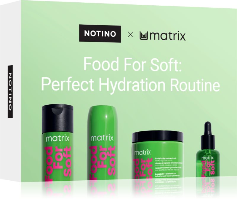 Beauty Discovery Box Notino × Matrix –⁠⁠⁠⁠⁠⁠ Food for Soft: Perfect Hydration Routine set pentru femei