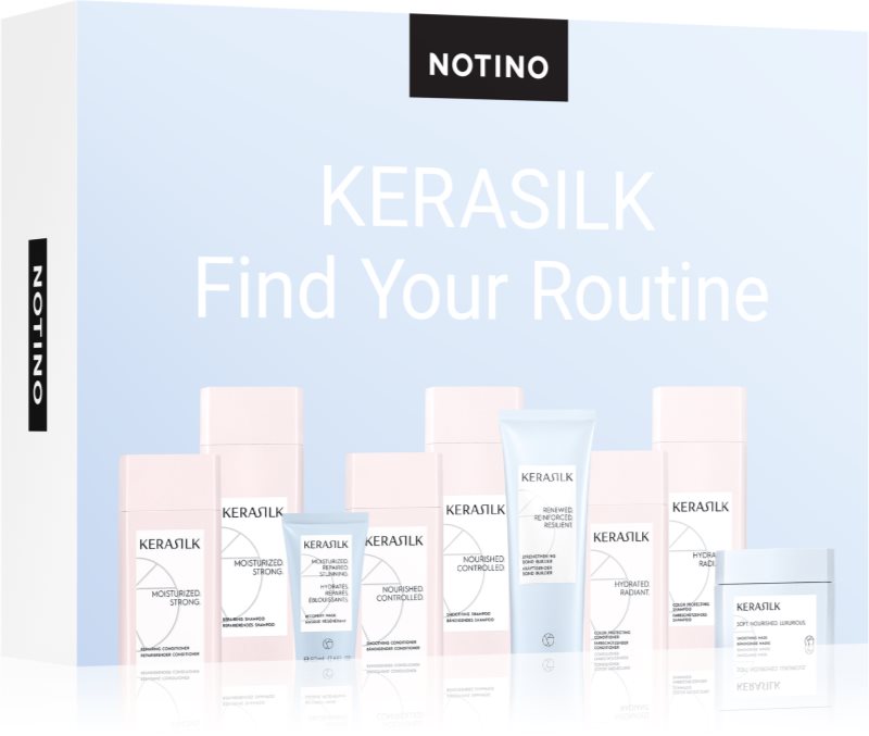 Beauty Discovery Box Notino KERASILK Find Your Routine set pentru femei