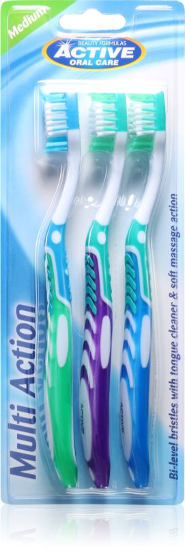 Beauty Formulas Multi Action periuțe de dinți 3 buc