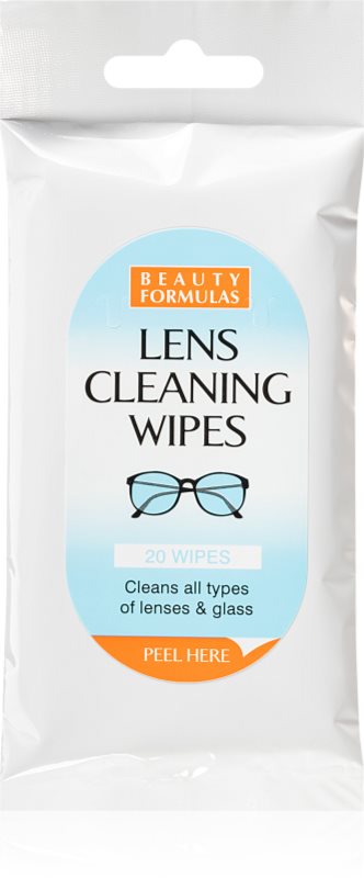 Beauty Formulas Lens Cleaning șervețele de curățare pentru ochelari 20 buc