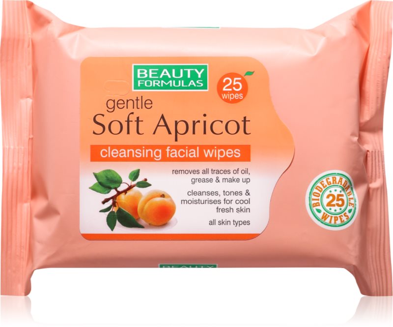 Beauty Formulas Apricot Servetele umede 25 buc