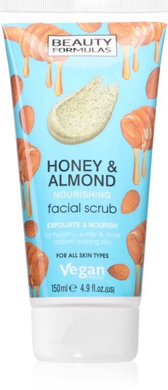 Beauty Formulas Honey & Almond exfoliant facial 150 ml