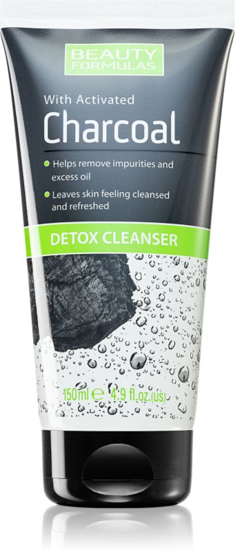 Beauty Formulas Charcoal gel de curățare cu carbune activ pentru ten gras si problematic 150 ml
