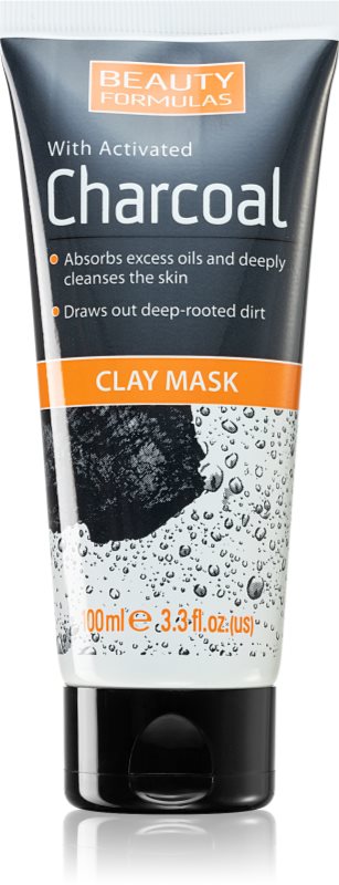 Beauty Formulas Charcoal masca pentru curatare profunda cu cărbune activ 100 ml