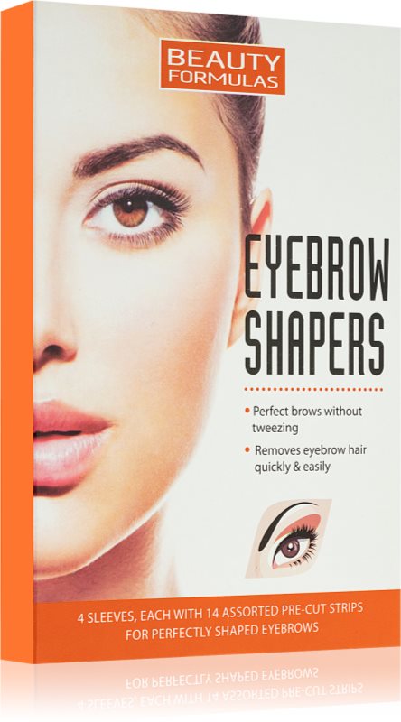 Beauty Formulas Eyebrow Shapers benzi depilatoare pentru sprâncene 4 buc
