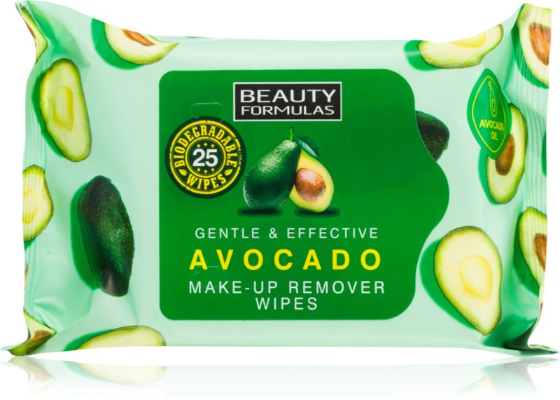 Beauty Formulas Avocado Șervețele umede 25 buc