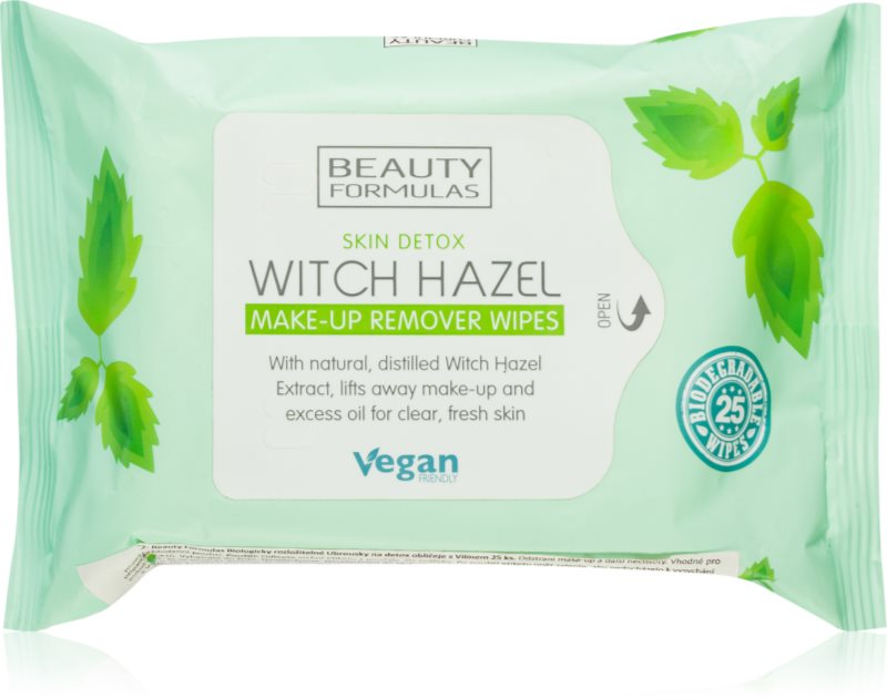 Beauty Formulas Witch Hazel Servetele demachiante 25 buc