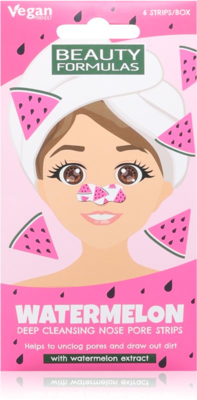 Beauty Formulas Watermelon Îngrijire pentru pori dilatati si puncte negre 6 buc