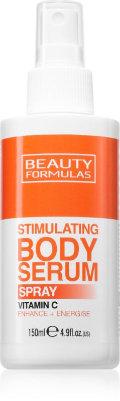 Beauty Formulas Vitamin C ser usor pentru corp Spray cu vitamina C 150 ml