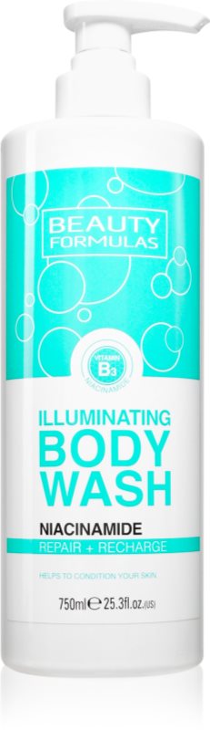 Beauty Formulas Niacinamide gel de duș 750 ml