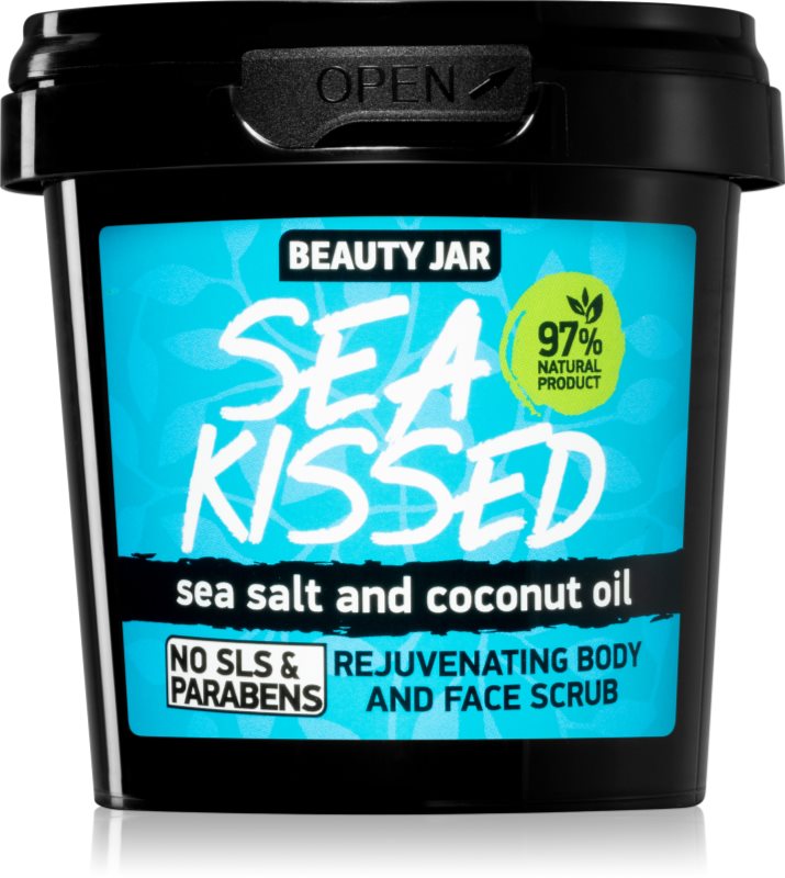 Beauty Jar Sea Kissed Peeling pentru fata si corp cu sare de mare 200 g