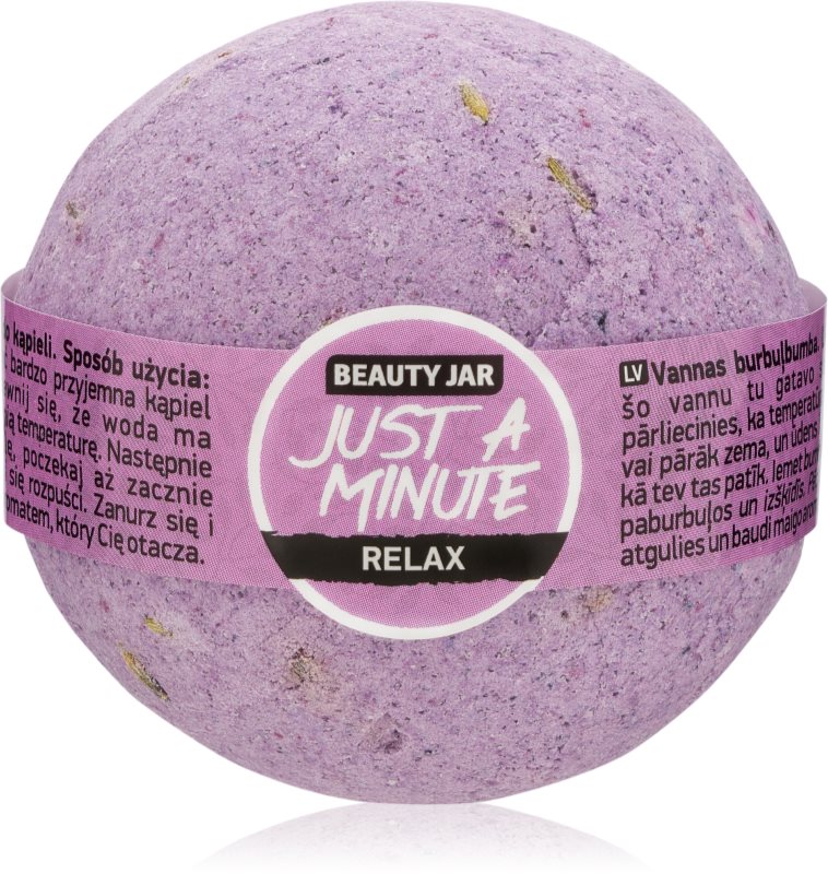 Beauty Jar Just A Minute Relax bombă de baie cu lavanda 150 g
