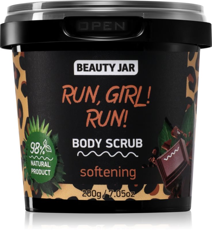 Beauty Jar Run, Girl! Run! exfoliant de corp pentru matifiere cu vitamina E 200 g