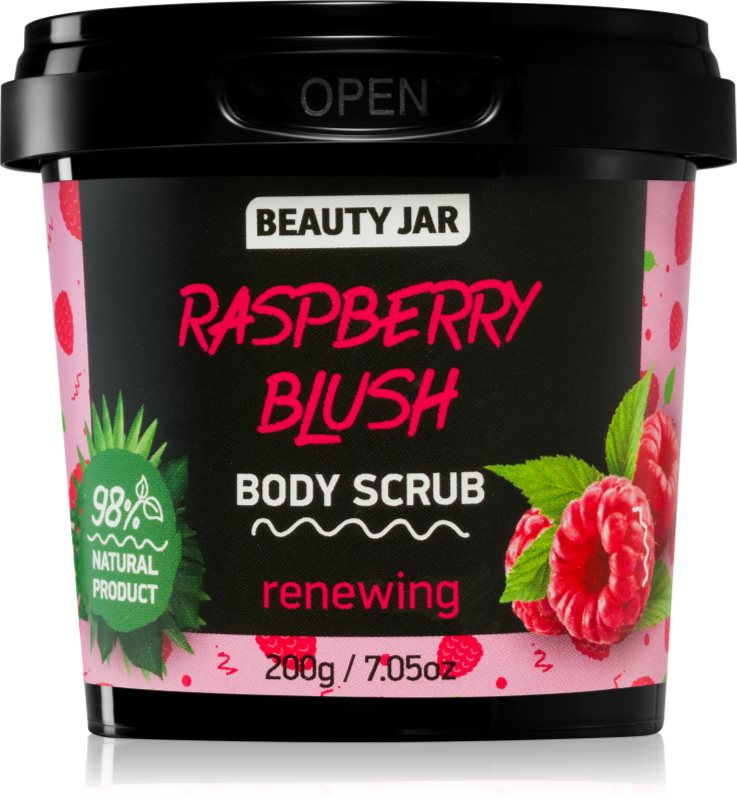 Beauty Jar Raspberry Blush peeling pentru corp cu efect revigorant 200 g