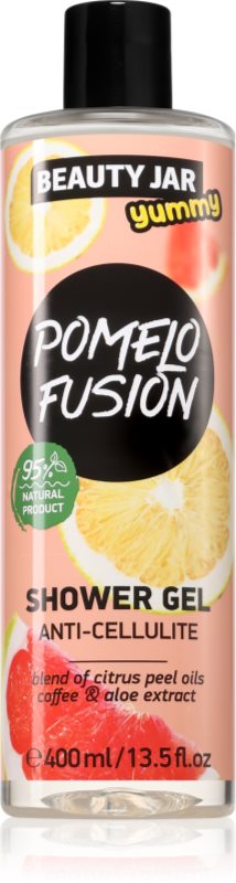 Beauty Jar Yummy Pomelo Fusion gel de dus revigorant pentru celulită 400 ml