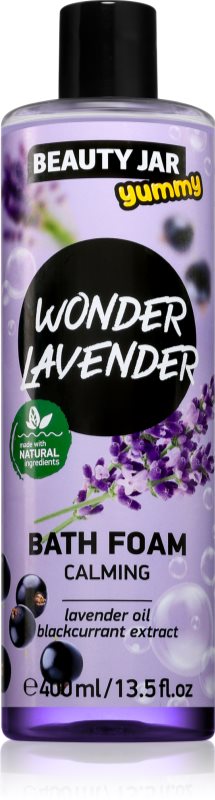 Beauty Jar Yummy Wonder Lavender spuma de baie cu efect calmant 400 ml