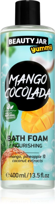 Beauty Jar Yummy Mango Cocolada spuma de baie cu efect de nutritiv 400 ml