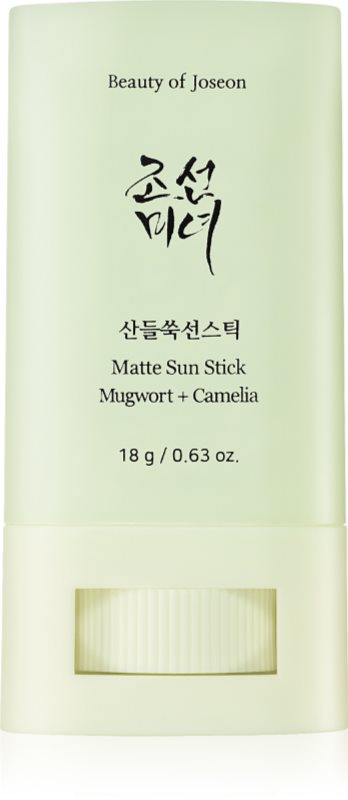 Beauty of Joseon Matte Sun Stick Mugwort + Camelia baton cu protectie solara SPF 50+ 18 g