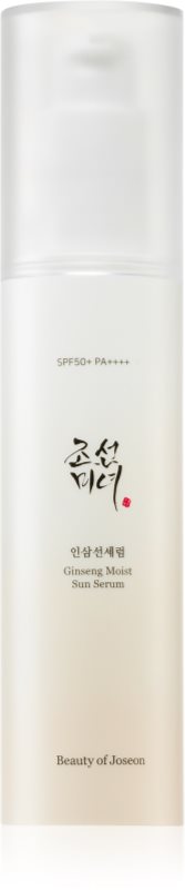 Beauty of Joseon Ginseng Moist Sun Serum ser protector cu efect de reînnoire SPF 50+ 50 ml